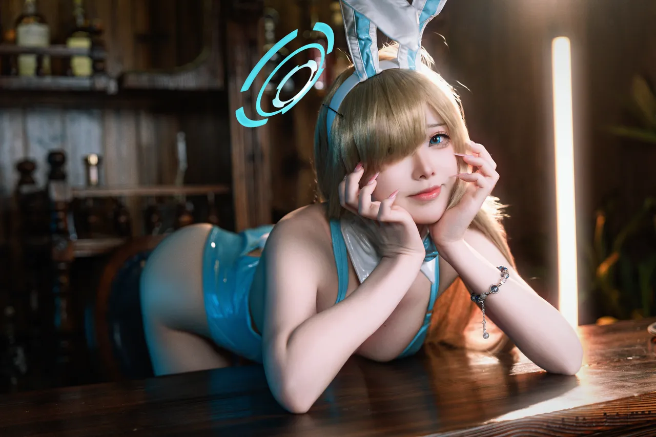 前野太太 - 蔚蓝档案 一之濑明日奈 兔女郎-erohere15.webp